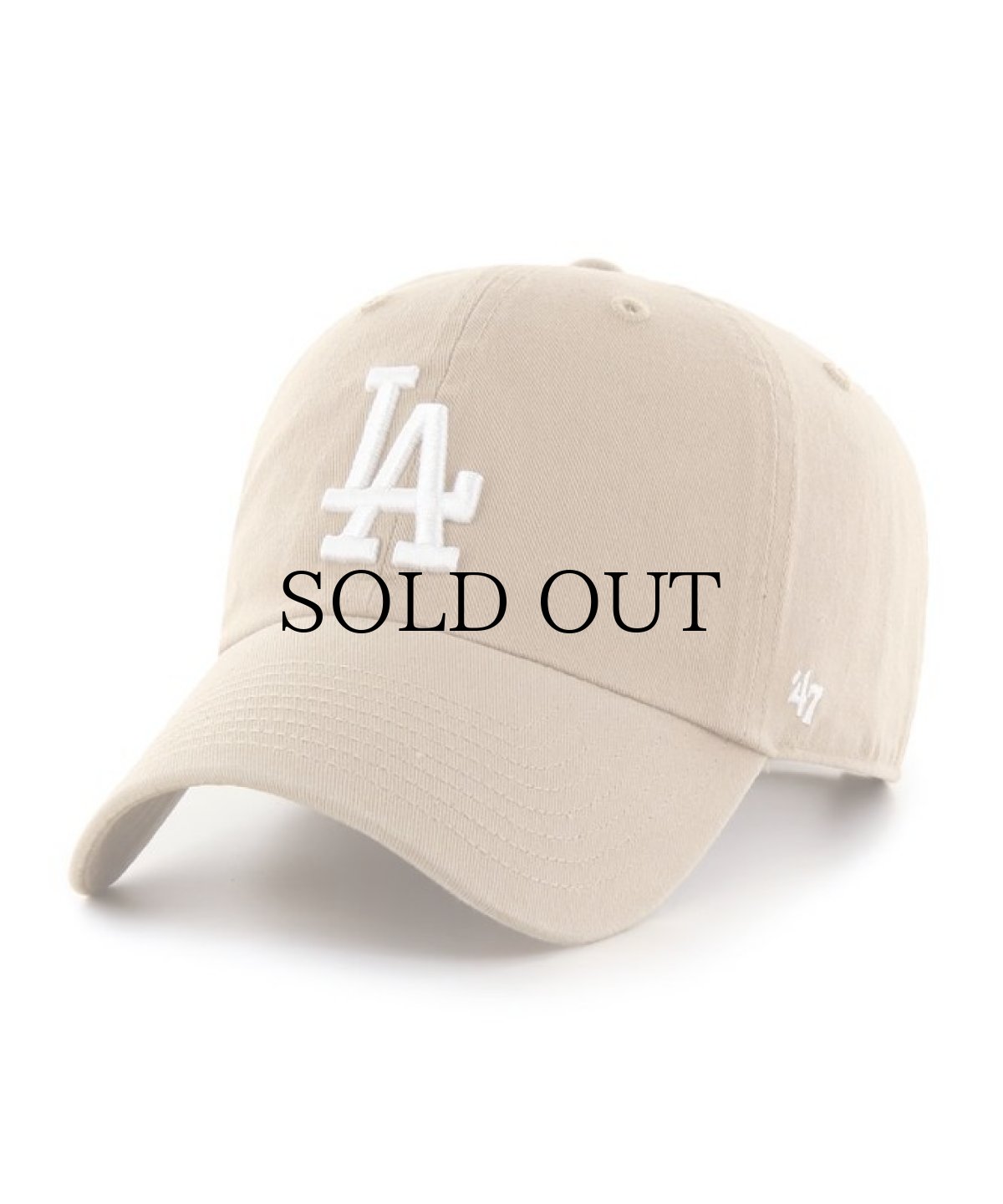 画像1: '47(フォーティーセブン) / DODGERS ’47 CLEAN UP KHAKI X WHITE LOGO (1)