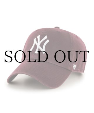 47(フォーティーセブン) キャップ RED SOX '47 CLEAN UP Black x