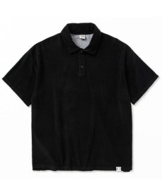 画像1: CALEE(キャリー) / CALEE Checker pile jacquard wide silhouette polo shirt (1)