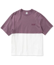 画像3: CALEE(キャリー) / Drop shoulder logo embroidery t-shirt -Contrast- (3)