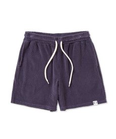 画像2: CALEE(キャリー) / CALEE Checker pile jacquard relax shorts (2)