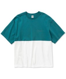画像2: CALEE(キャリー) / Drop shoulder logo embroidery t-shirt -Contrast- (2)