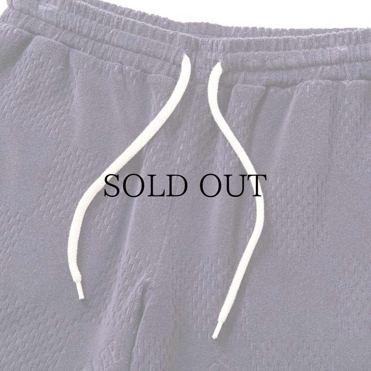 画像4: CALEE(キャリー) / CALEE Checker pile jacquard relax shorts (4)