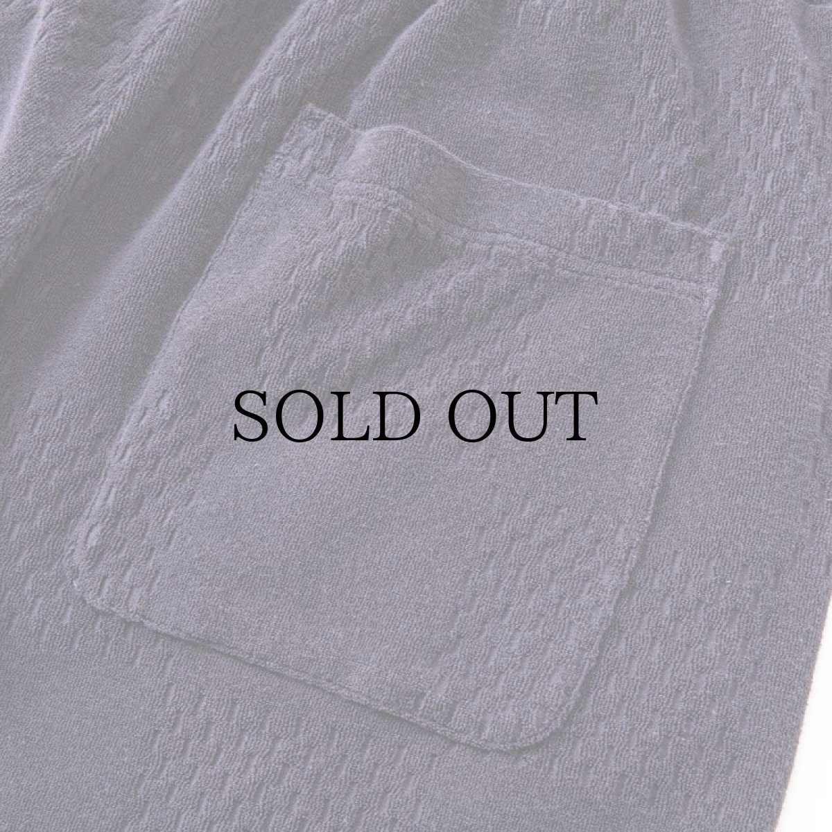 画像7: CALEE(キャリー) / CALEE Checker pile jacquard relax shorts (7)