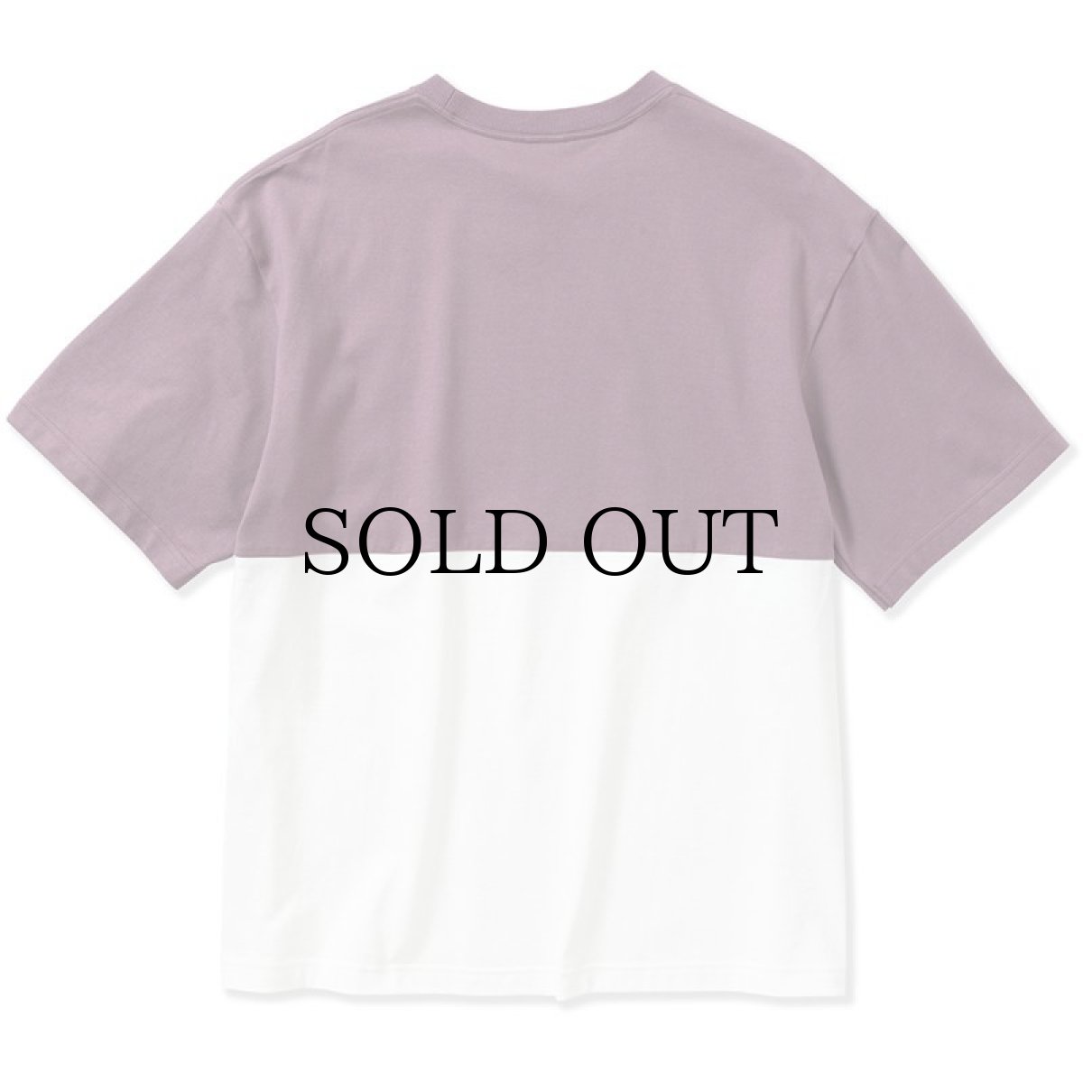 画像4: CALEE(キャリー) / Drop shoulder logo embroidery t-shirt -Contrast- (4)