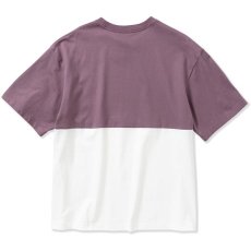 画像4: CALEE(キャリー) / Drop shoulder logo embroidery t-shirt -Contrast- (4)