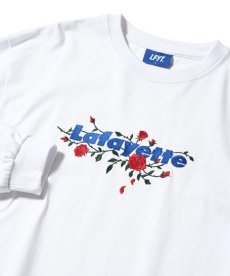 画像2: LFYT(ラファイエット) / Lafayette ROSE LOGO PIGMENT DYED L/S TEE 　 (2)