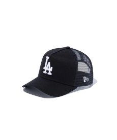 画像1: NEW ERA / KIDS 9FORTY A-Frame トラッカー ロサンゼルス・ドジャース ブラック × ホワイト (1)