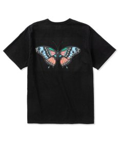 画像3: CALEE(キャリー) / ×MIHO MURAKAMI Binder neck CL butterfly logo vintage t-shirt (3)