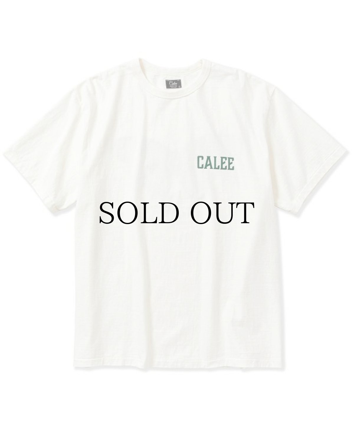 画像2: CALEE(キャリー) / ×MIHO MURAKAMI Binder neck CL butterfly logo vintage t-shirt (2)