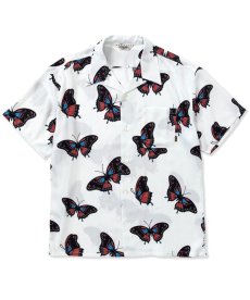 画像3: CALEE(キャリー) / ×MIHO MURAKAMI CL Butterfly pattern S/S shirt (3)