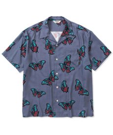 画像2: CALEE(キャリー) / ×MIHO MURAKAMI CL Butterfly pattern S/S shirt (2)