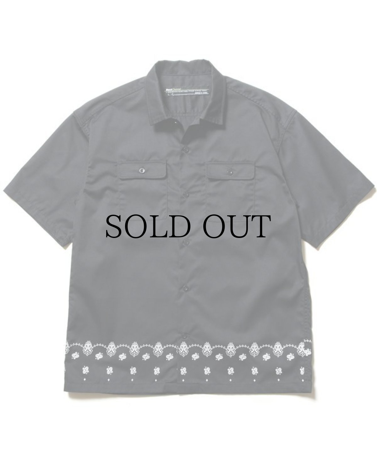 画像1: Back Channel(バックチャンネル) / WORK HALF SLEEVE SHIRT (1)