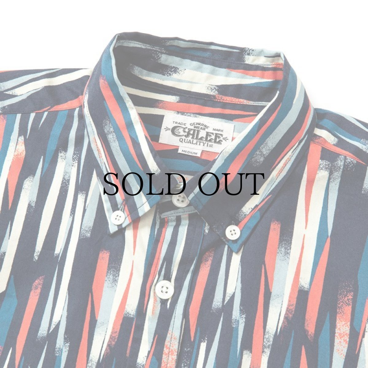 画像4: CALEE(キャリー) / Brush handle pattern over silhouette S/S shirt (4)