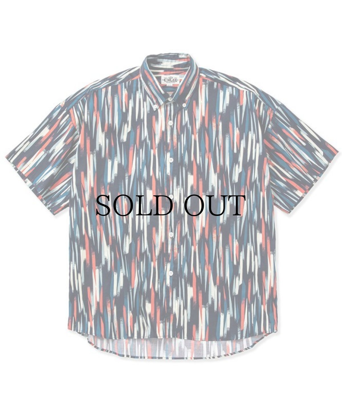 画像2: CALEE(キャリー) / Brush handle pattern over silhouette S/S shirt (2)