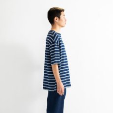 画像4: APPLEBUM(アップルバム) / Indigo Border Pocket T-shirt (4)