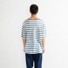 画像5: APPLEBUM(アップルバム) / Bleach Indigo Border Pocket T-shirt (5)