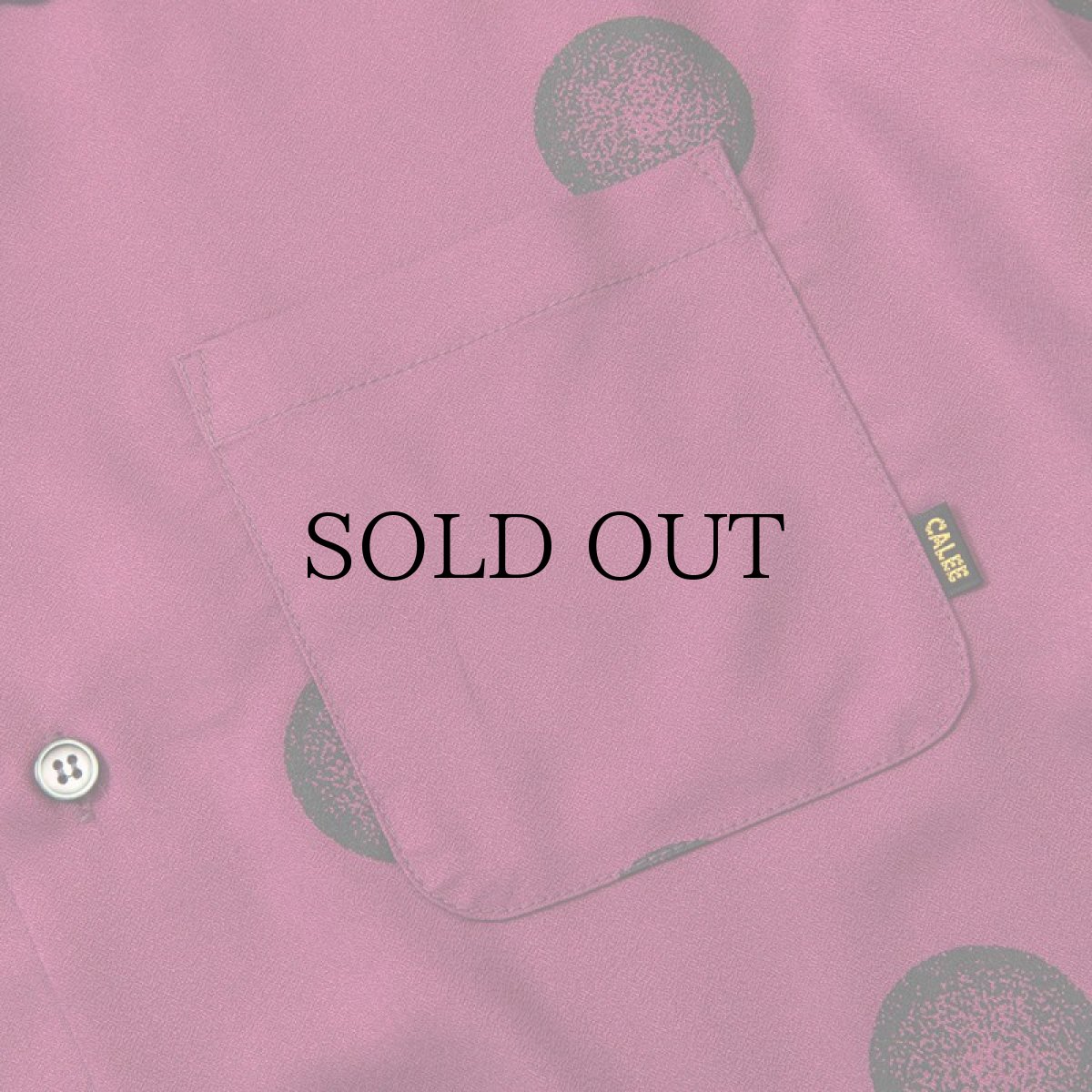 画像5: CALEE(キャリー) / Original dot pattern amunzen cloth S/S shirt (5)