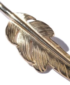 画像3: LARRY SMITH(ラリースミス) / 18K GOLD KAZEKIRI FEATHER PENDANT No. 28 -S- (3)