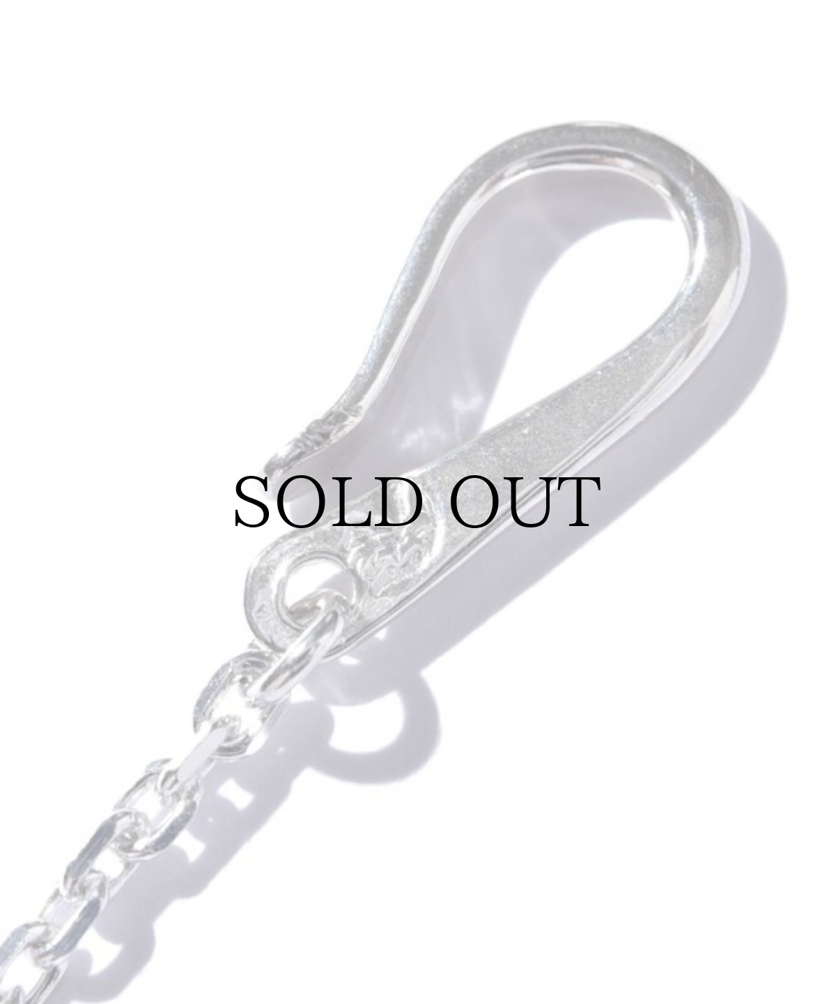 画像4: LARRY SMITH(ラリースミス) / INFINITY HOOK CABLE CHAIN S (60cm) -MERCURY COIN END- (4)