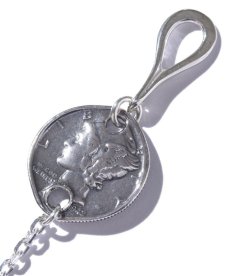 画像2: LARRY SMITH(ラリースミス) / SV CHAIN XS (60cm) -MERCURY COIN END- (2)