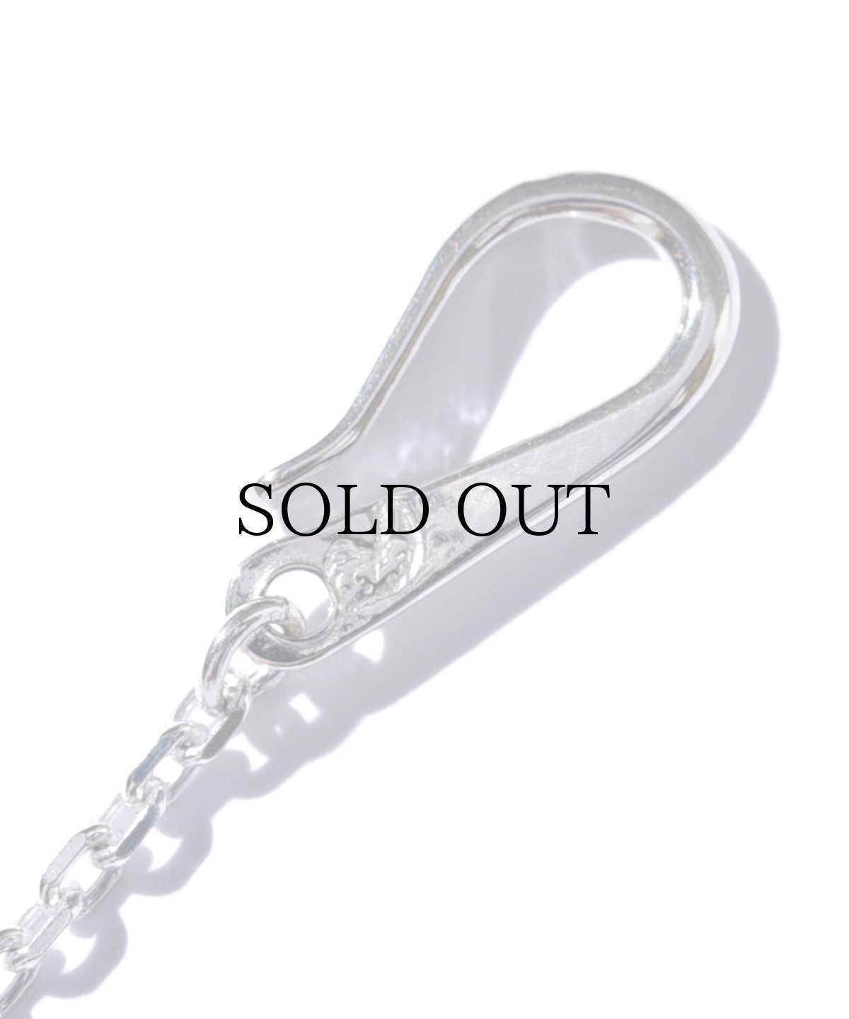 画像4: LARRY SMITH(ラリースミス) / INFINITY HOOK CABLE CHAIN S (50cm) -MERCURY COIN END- (4)