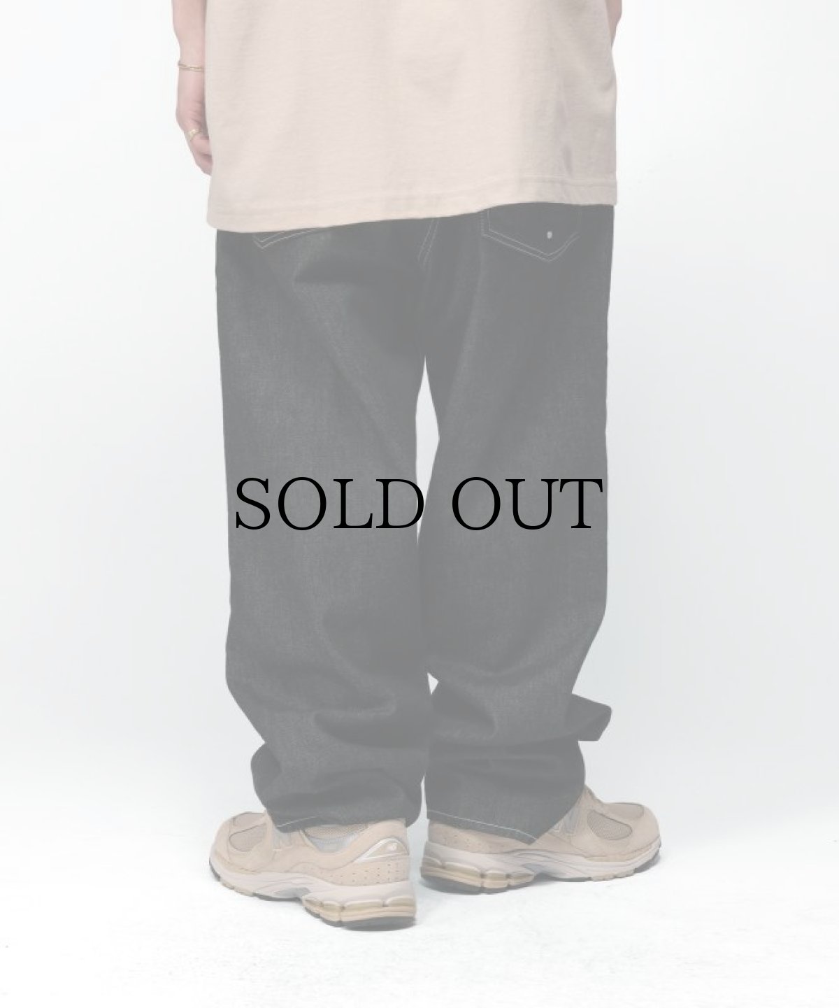 画像11: LFYT(ラファイエット) / 5 POCKET WASHED DENIM PANTS BAGGIE FIT WHITE STITCH (11)