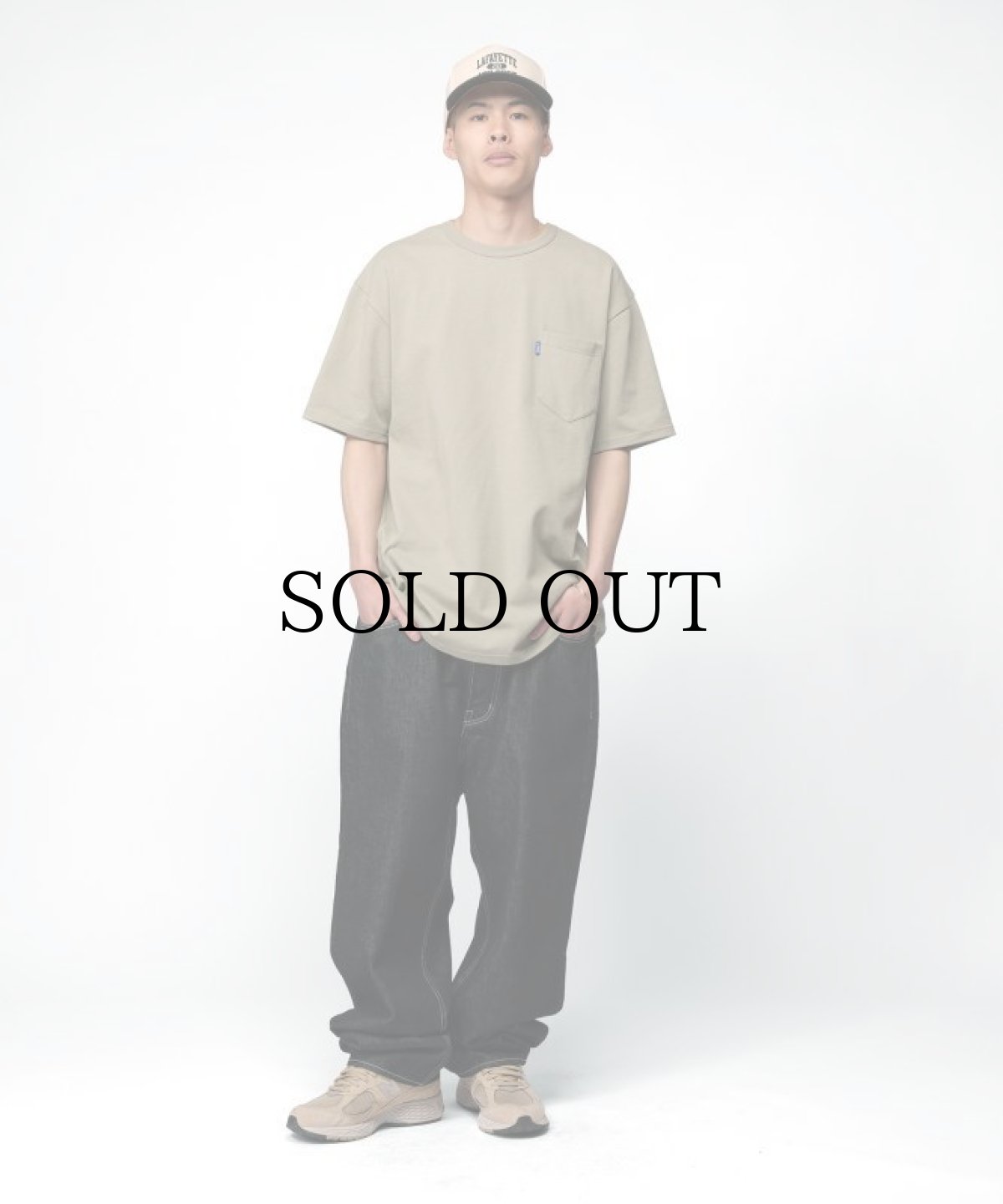 画像9: LFYT(ラファイエット) / 5 POCKET WASHED DENIM PANTS BAGGIE FIT WHITE STITCH (9)