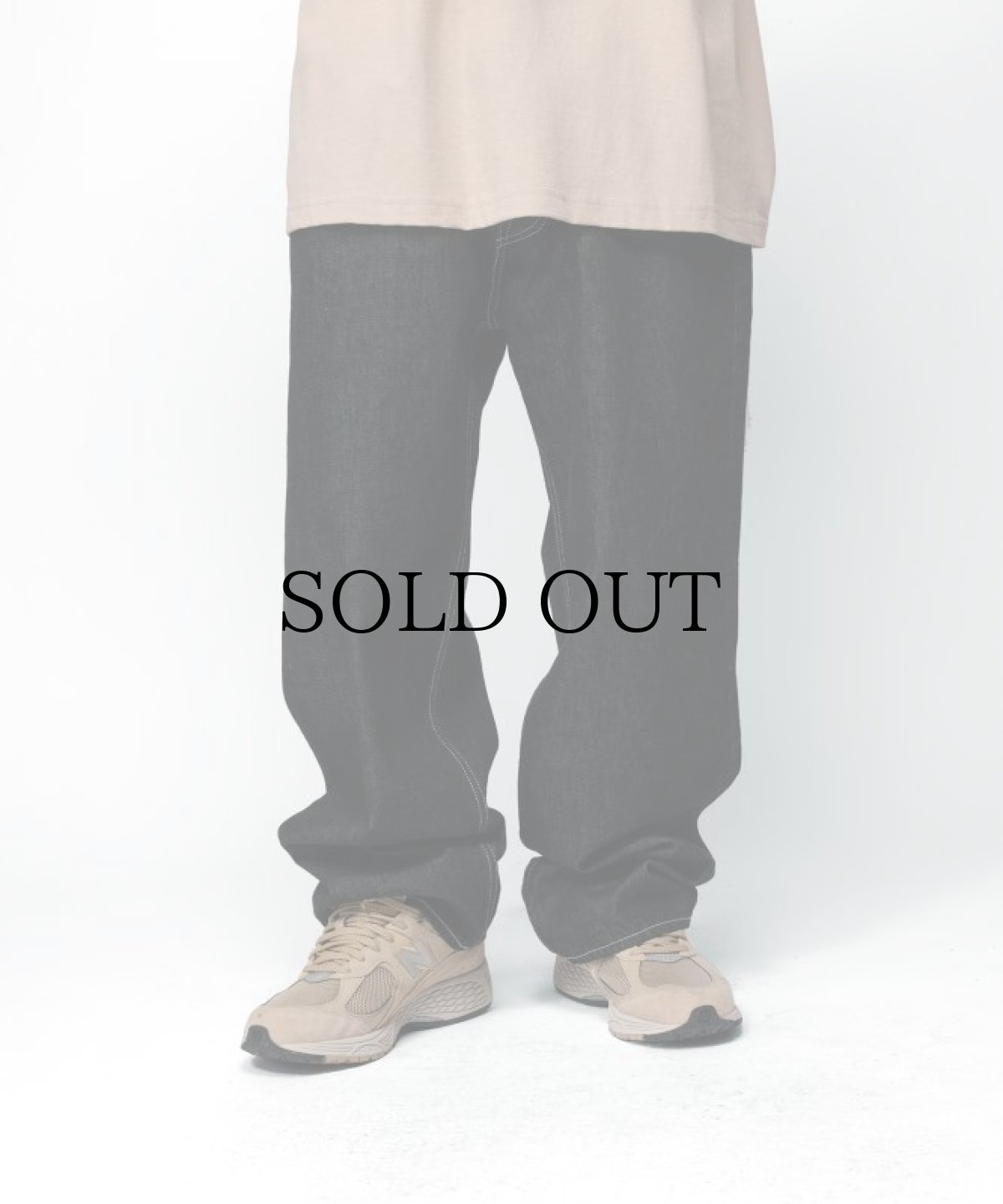 画像10: LFYT(ラファイエット) / 5 POCKET WASHED DENIM PANTS BAGGIE FIT WHITE STITCH (10)