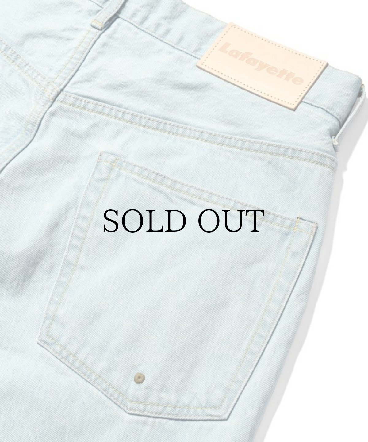 画像7: LFYT(ラファイエット) / 5 POCKET WASHED DENIM PANTS BAGGIE FIT LIGHT WASH (7)