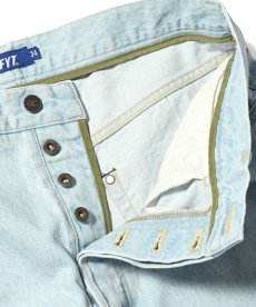 画像6: LFYT(ラファイエット) / 5 POCKET WASHED DENIM PANTS BAGGIE FIT LIGHT WASH (6)