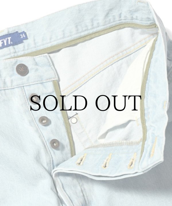 LFYT(エルエフワイティ) デニムパンツ 5 POCKET WASHED DENIM PANTS