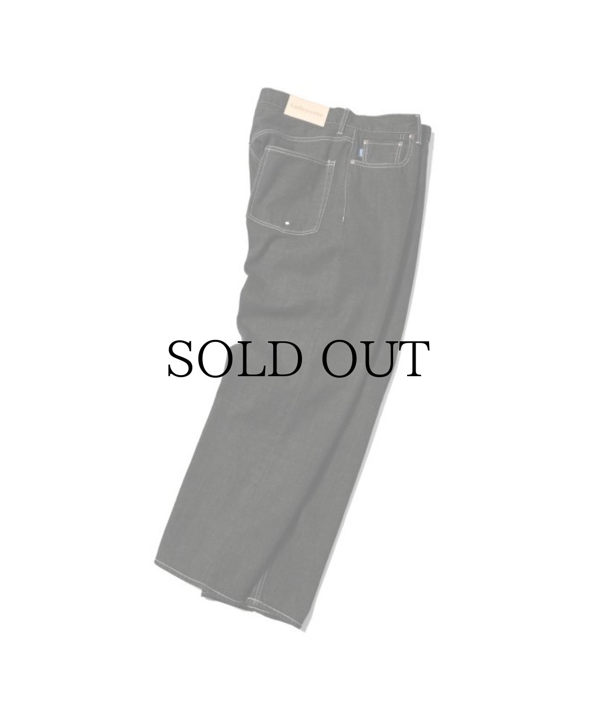 画像4: LFYT(ラファイエット) / 5 POCKET WASHED DENIM PANTS BAGGIE FIT WHITE STITCH (4)