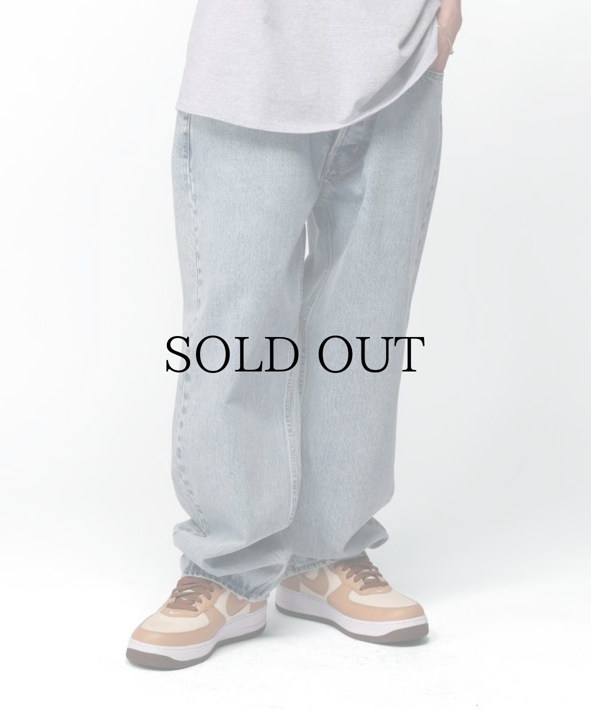 画像10: LFYT(ラファイエット) / 5 POCKET WASHED DENIM PANTS BAGGIE FIT LIGHT WASH (10)