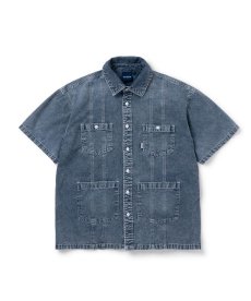 画像1: INTERBREED / Washed Denim Island Shirt (1)