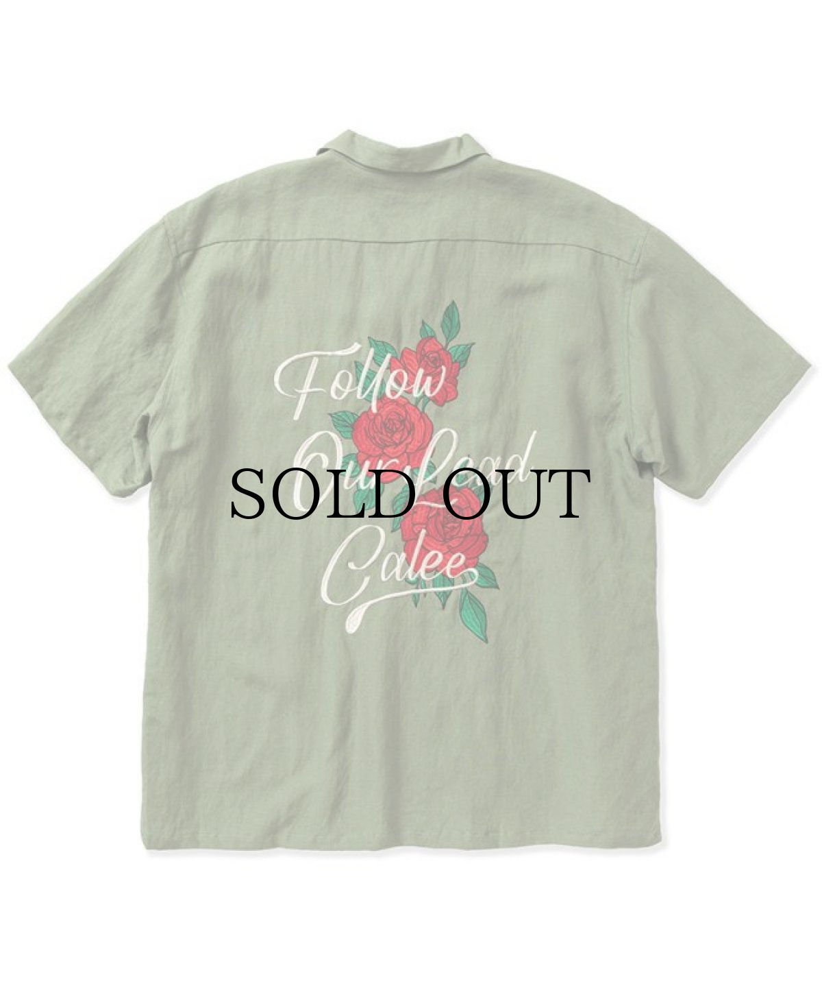 画像5: CALEE(キャリー) / R/L FOL Embroidery S/S shirt (5)