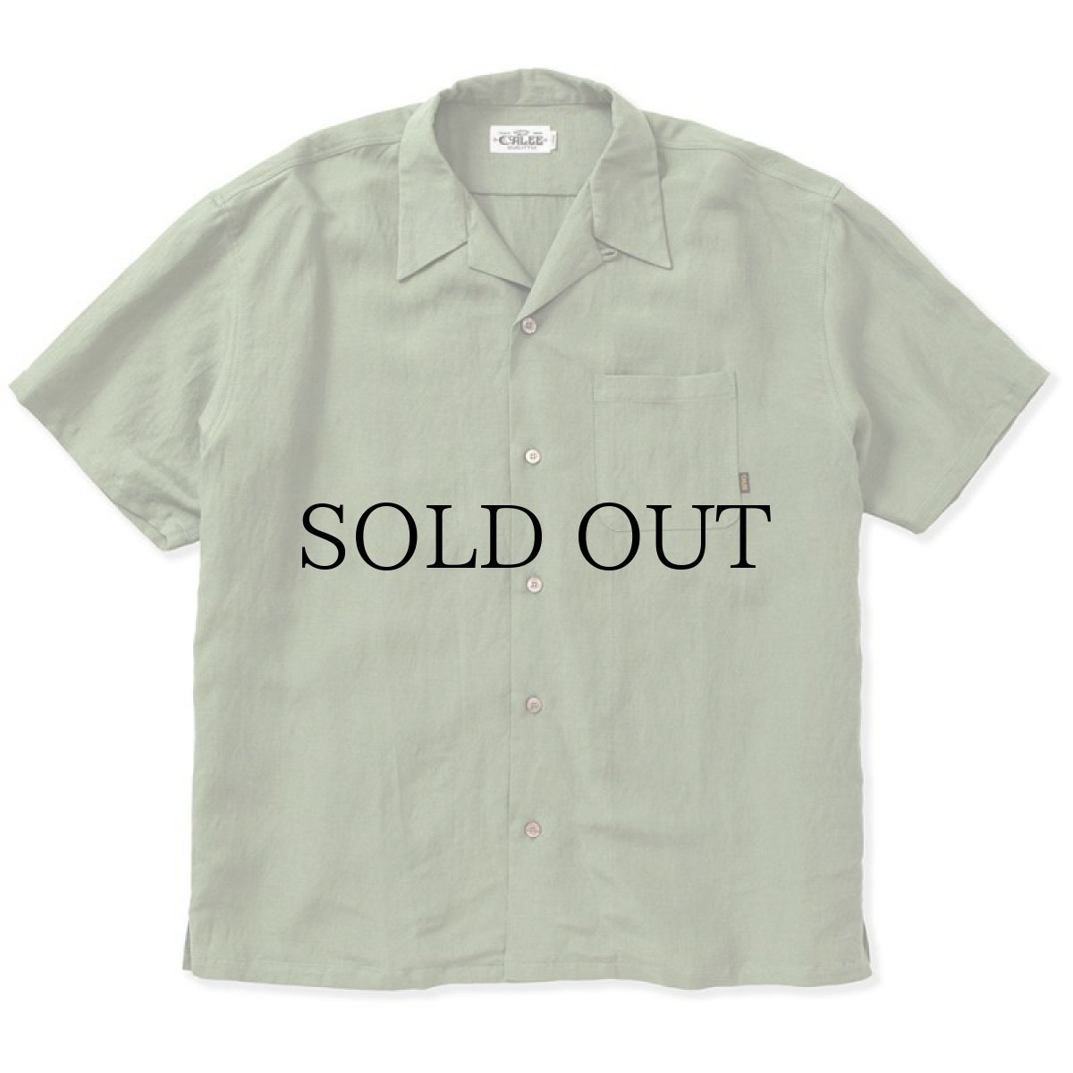 画像9: CALEE(キャリー) / R/L FOL Embroidery S/S shirt (9)