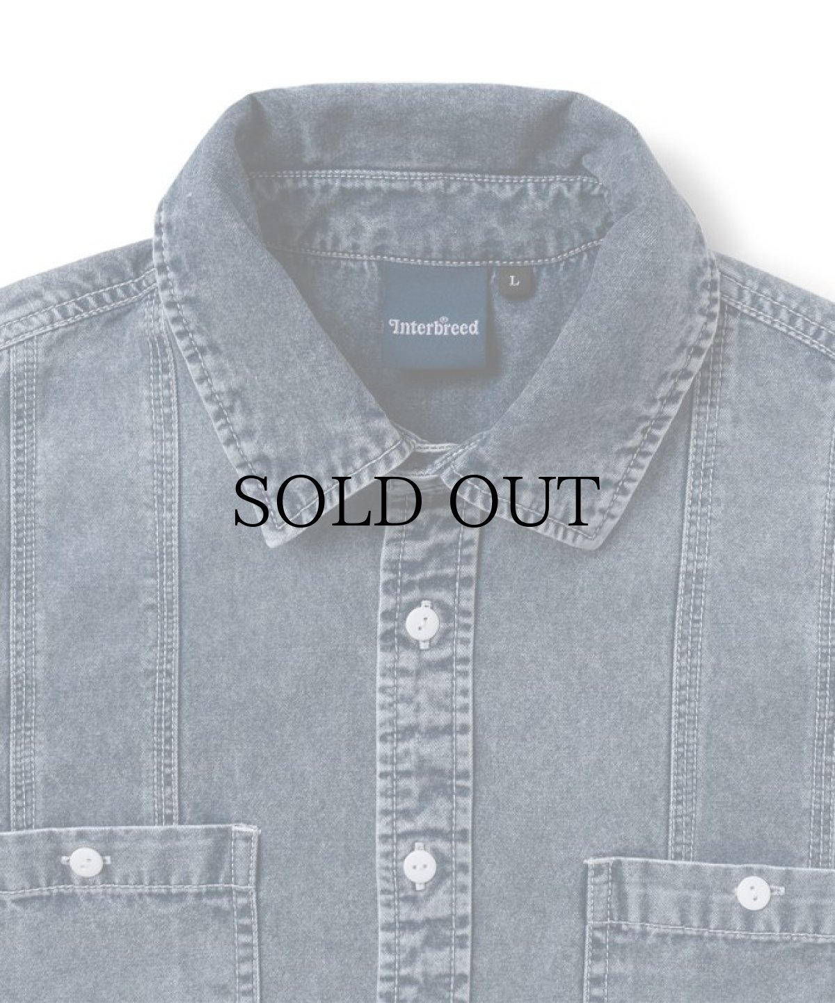 画像4: INTERBREED / Washed Denim Island Shirt (4)
