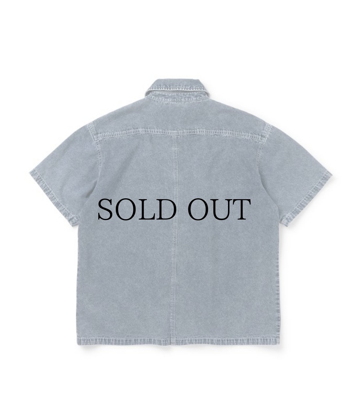 画像2: INTERBREED / Washed Denim Island Shirt (2)