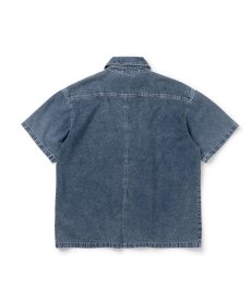 画像2: INTERBREED / Washed Denim Island Shirt (2)