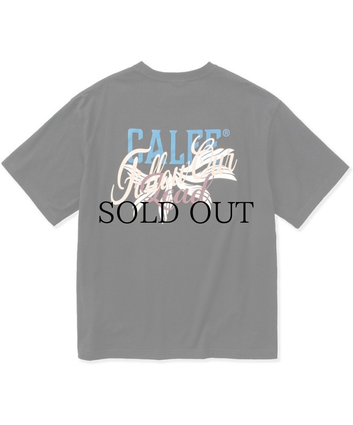 画像2: CALEE(キャリー) / Drop shoulder CALEE FOL logo t-shirt (2)