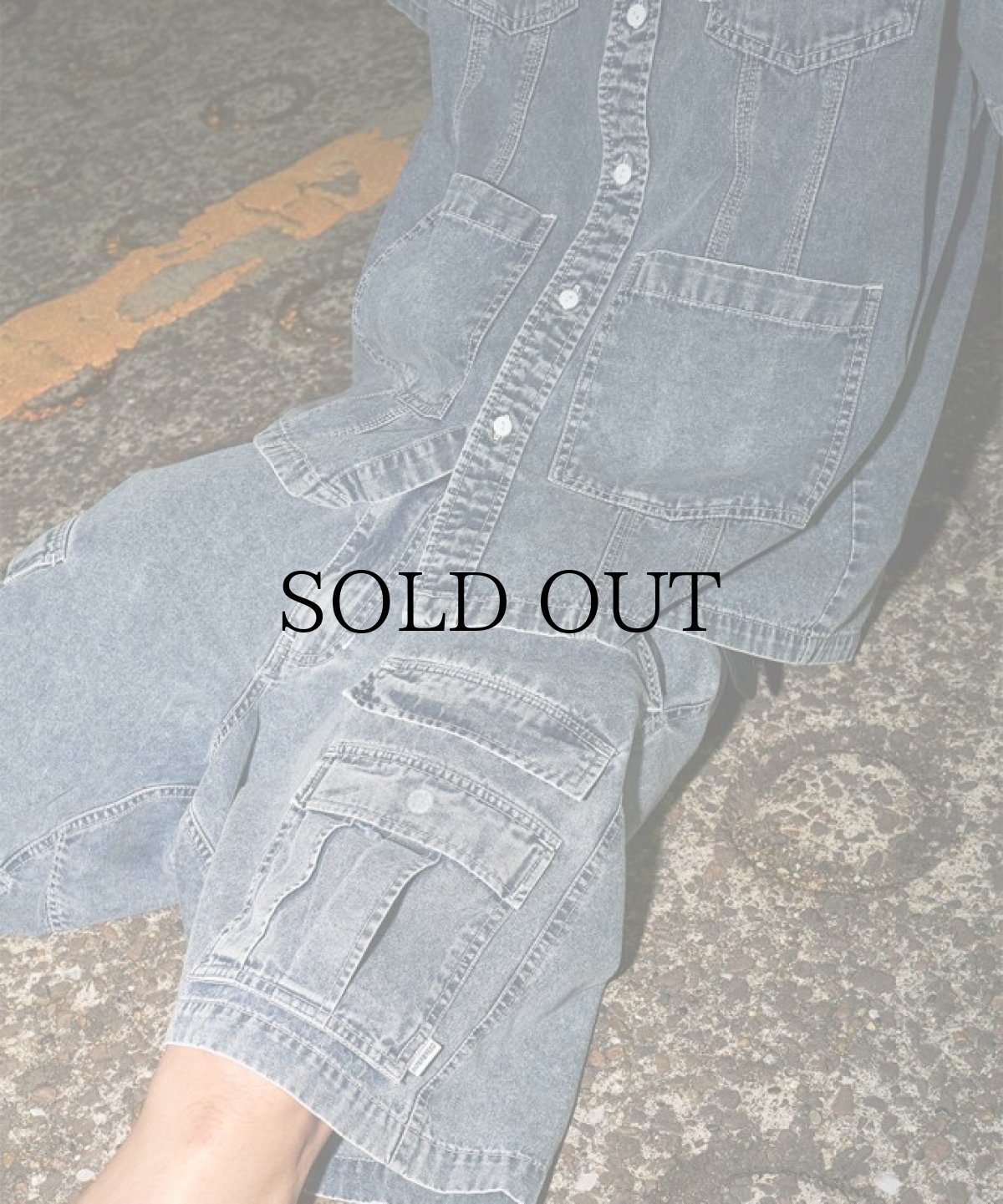 画像8: INTERBREED / Washed Denim Island Shirt (8)