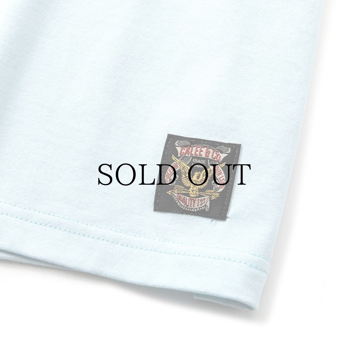 画像8: CALEE(キャリー) / Drop shoulder CALEE FOL logo t-shirt (8)