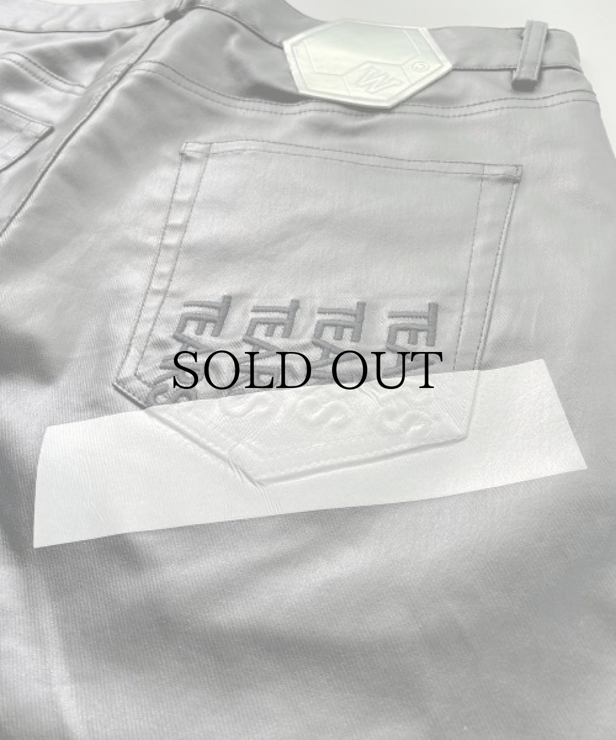 画像4: WANNA /  ECO LEATHER “CULT TRUE” FRONT FLARED PANTS (4)