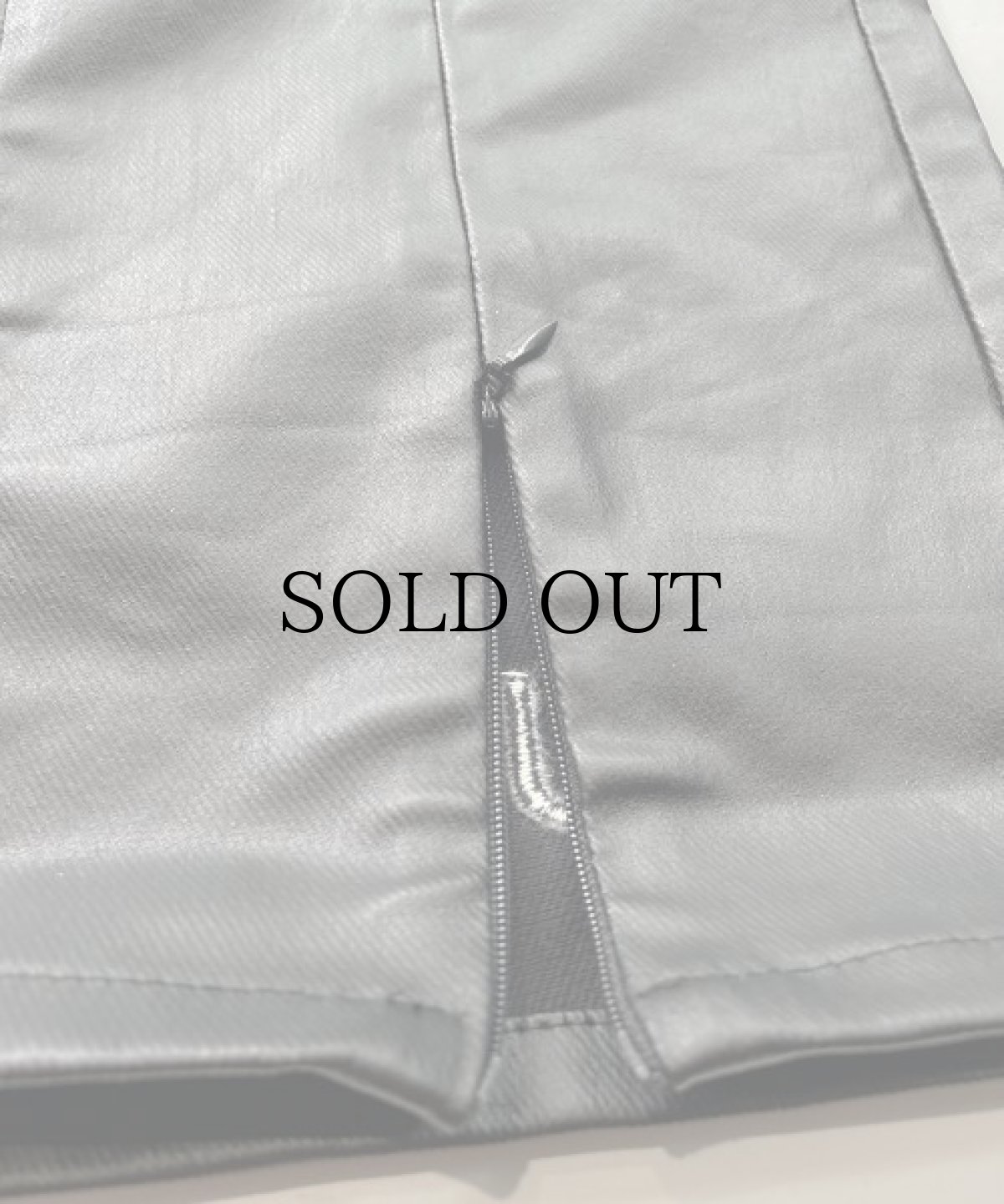 画像6: WANNA /  ECO LEATHER “CULT TRUE” FRONT FLARED PANTS (6)