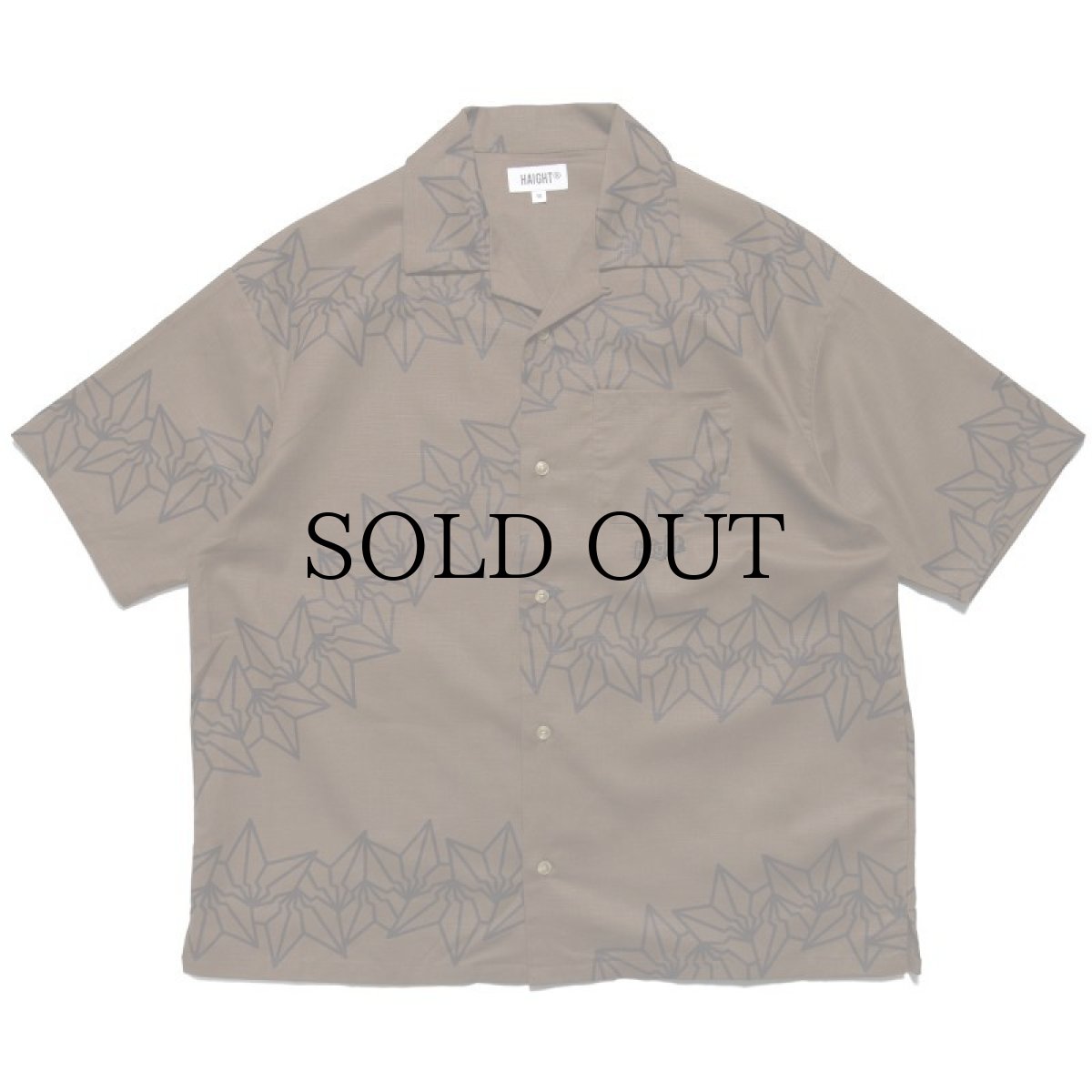画像12: HAIGHT / BAKIBAKI OPEN COLLAR SHIRT (12)