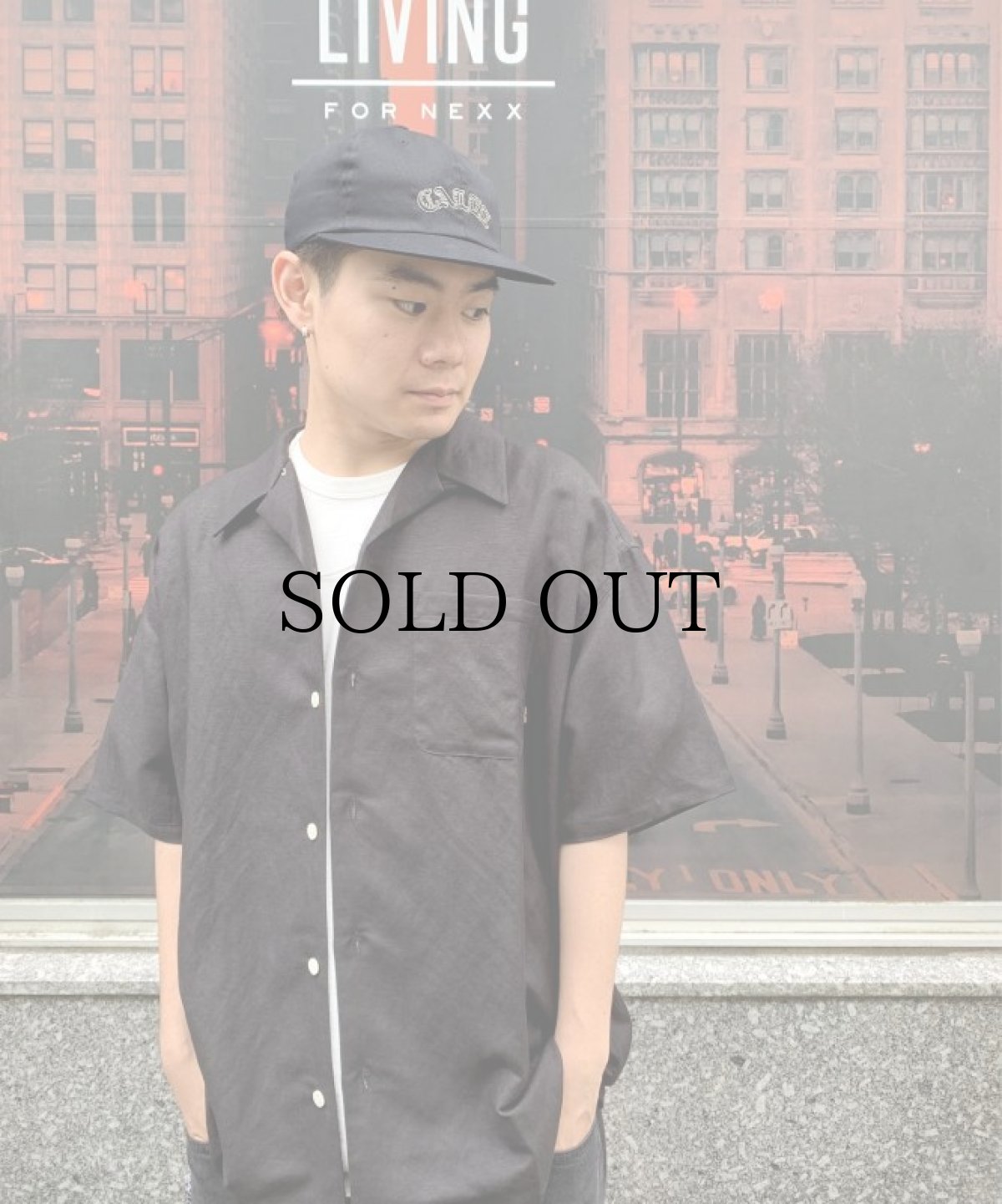 画像2: CALEE(キャリー) / R/L FOL Embroidery S/S shirt (2)