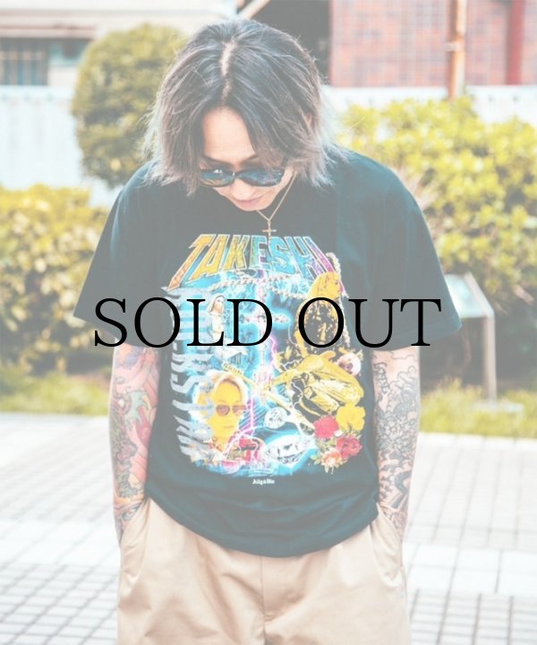 ALLY&DIA(アリーアンドダイア)長袖Tシャツ , TAKESHI ROCKSTAR TEE