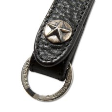 画像3: CALEE(キャリー) / Silver star concho leather key ring (3)