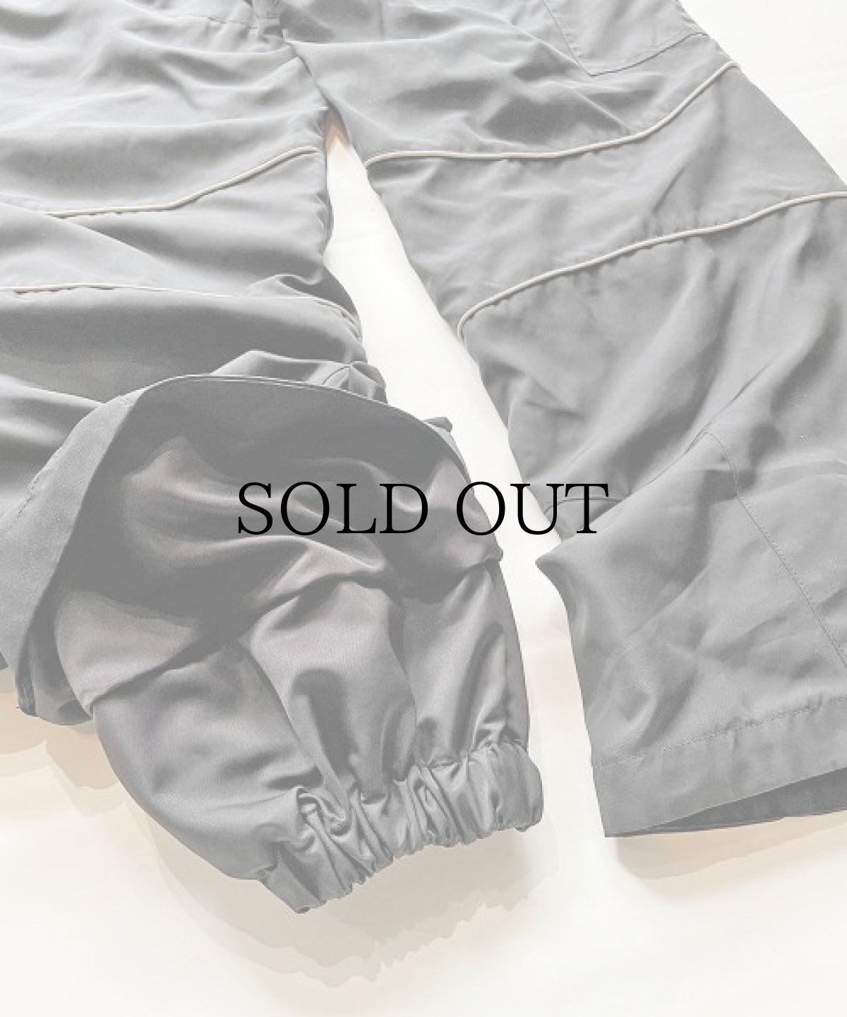 画像4: WANNA /   Runes shot nylon pants BLACK (4)